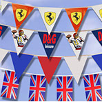 Bunting - a fun and visual medium -great option to advertise your product and brand