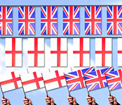 Union Jack Flags and St. George Flags - buy on-line from our event shop