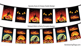 We have a massive range of Halloween buntin and hand flags